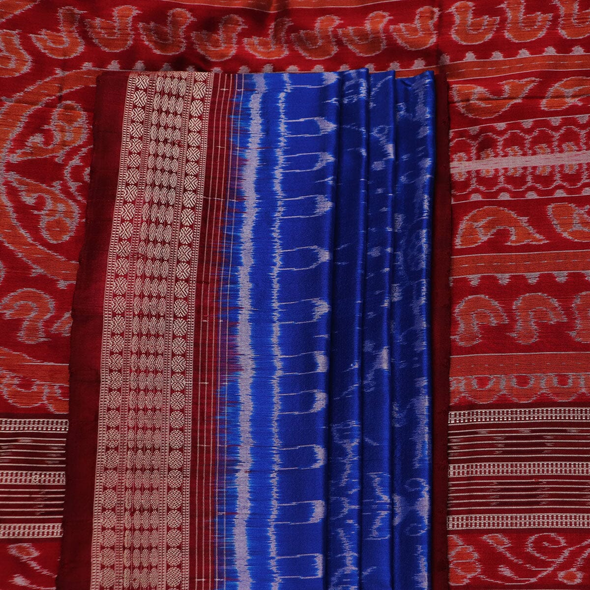 Handloom Sambalpuri Ikkat Silk Saree Handloom Saree_Sambalpuri Silk Priyadarshini Handloom 