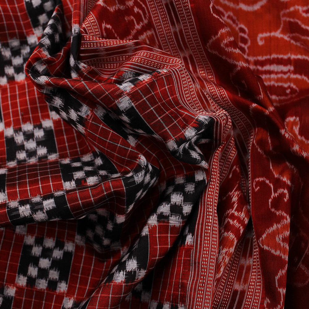 Handloom Sambalpuri Ikkat Silk Saree Handloom Saree_Sambalpuri Silk Priyadarshini Handloom 
