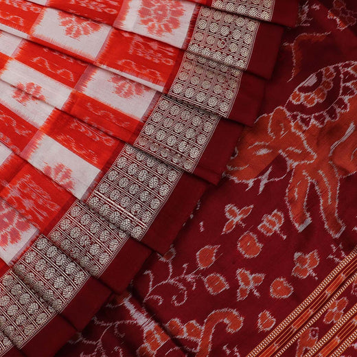 Sambalpuri Handloom Silk Saree - Luxurious Pata