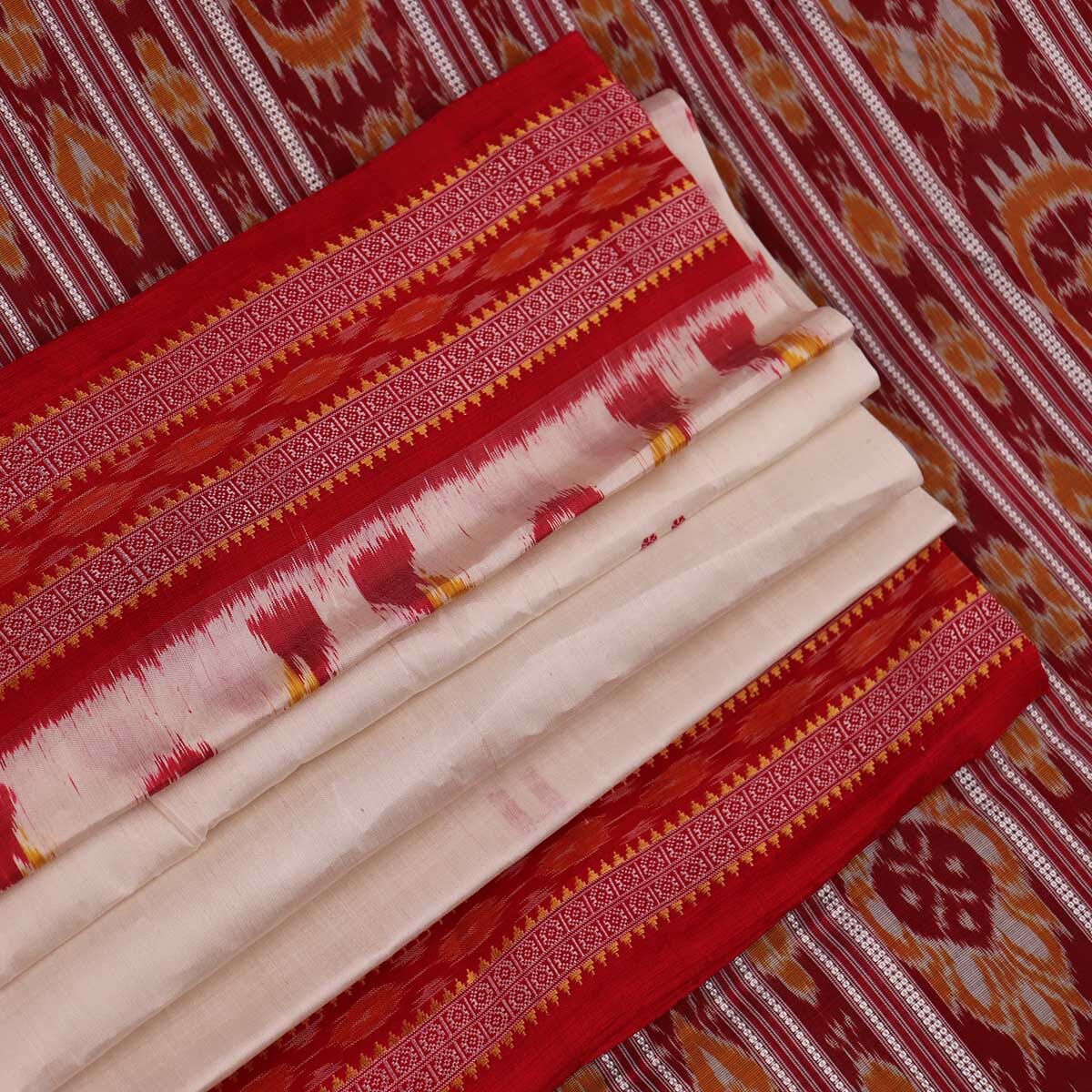Handloom Sambalpuri Ikkat Silk Saree Handloom Saree_Sambalpuri Silk Priyadarshini Handloom 
