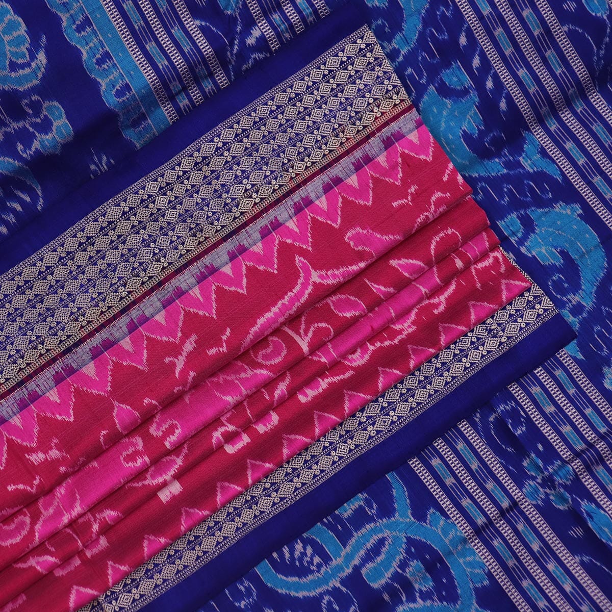 Handloom Sambalpuri Ikkat Silk Saree Handloom Saree_Sambalpuri Silk Priyadarshini Handloom 