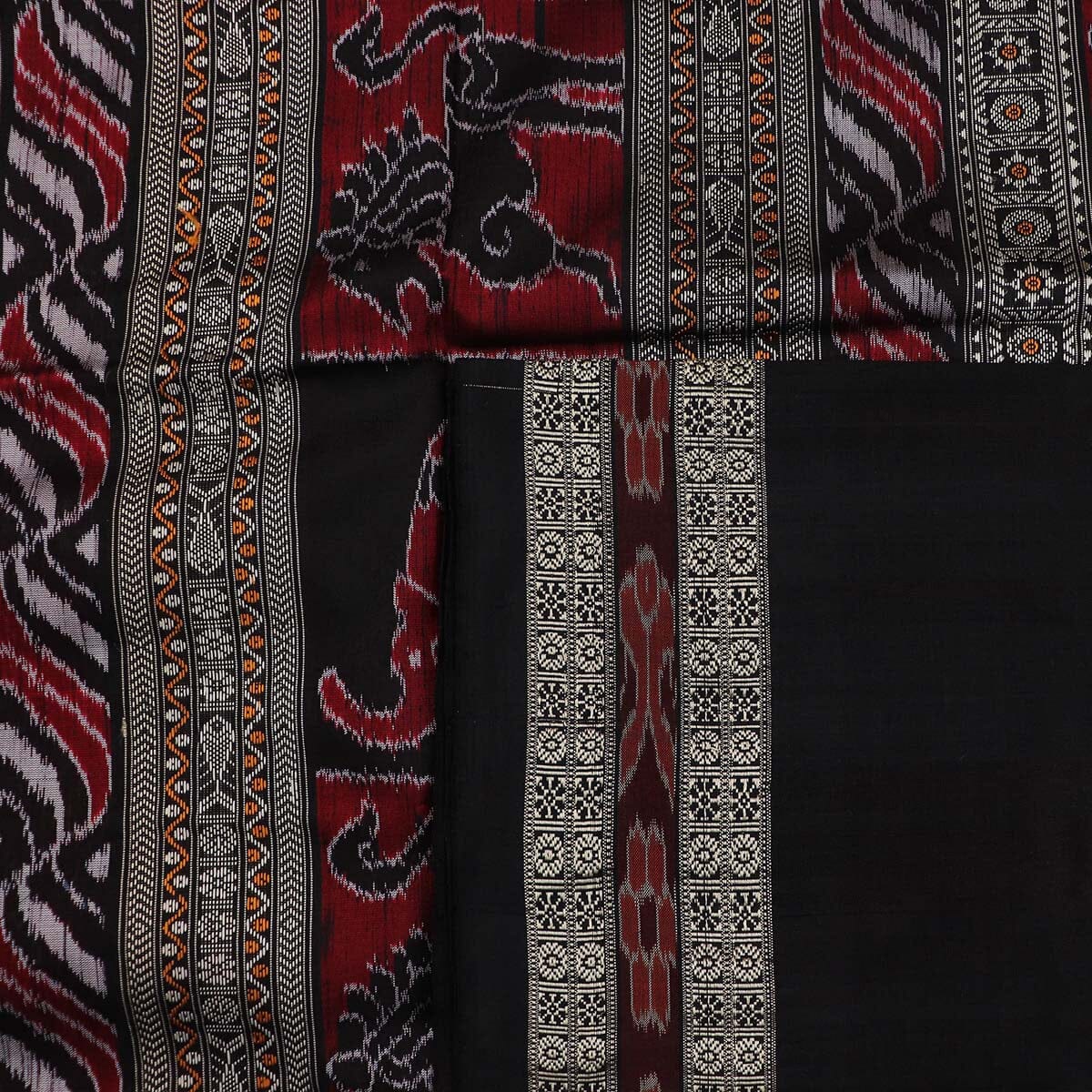 Handloom Sambalpuri Ikkat Silk Saree Handloom Saree_Sambalpuri Silk Priyadarshini Handloom 