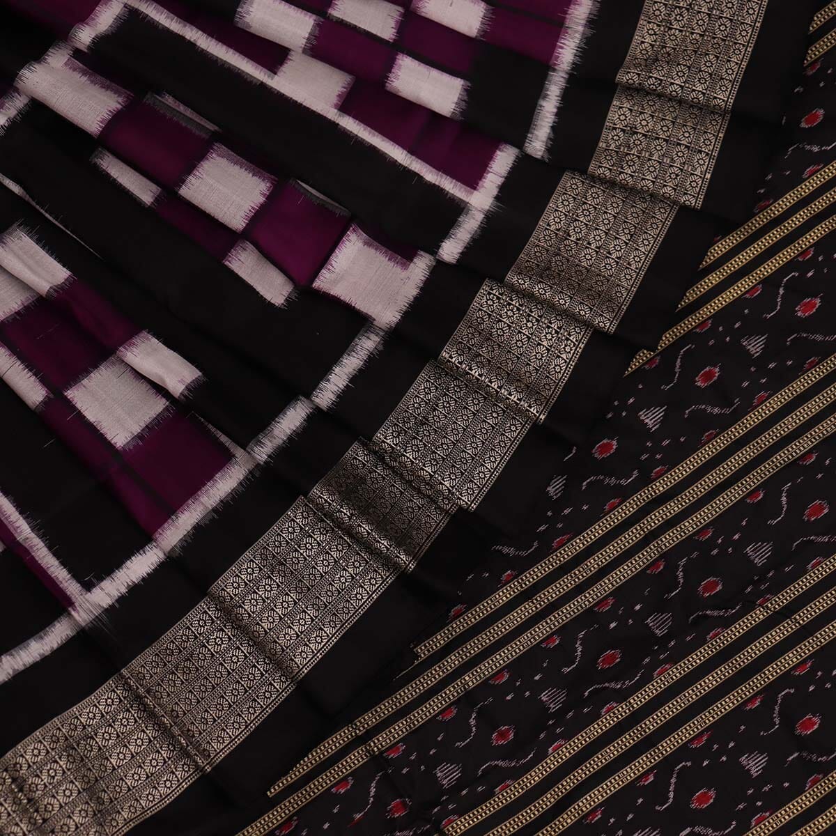Handloom Sambalpuri Ikkat Silk Saree Handloom Saree_Sambalpuri Silk Priyadarshini Handloom 