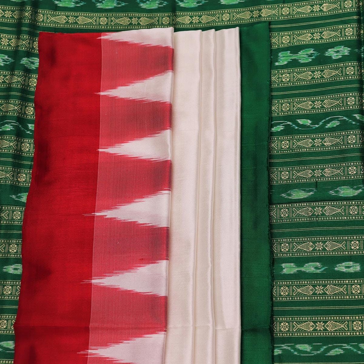 Handloom Sambalpuri Ikkat Silk Saree Handloom Saree_Sambalpuri Silk Priyadarshini Handloom 