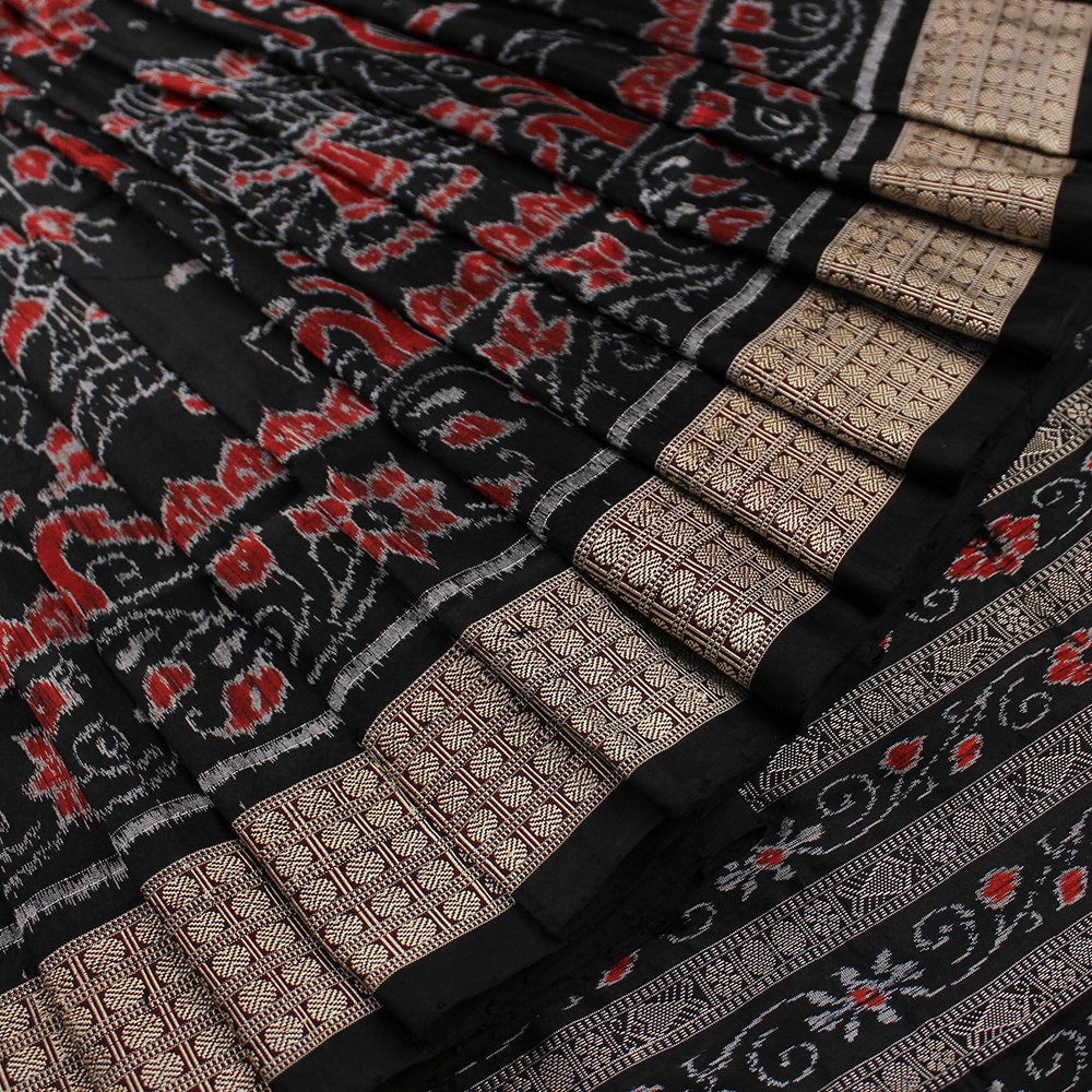 Handloom Sambalpuri Ikkat Silk Saree Handloom Saree_Sambalpuri Silk Priyadarshini Handloom 