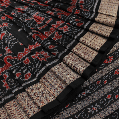 Handloom Sambalpuri Ikkat Silk Saree Handloom Saree_Sambalpuri Silk Priyadarshini Handloom 