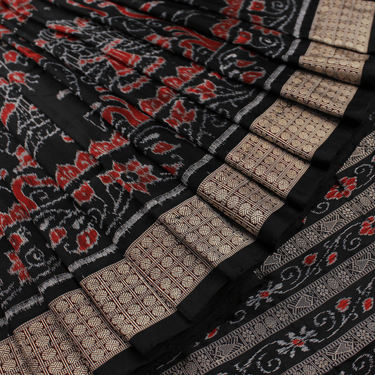Handloom Sambalpuri Ikkat Silk Saree Handloom Saree_Sambalpuri Silk Priyadarshini Handloom 