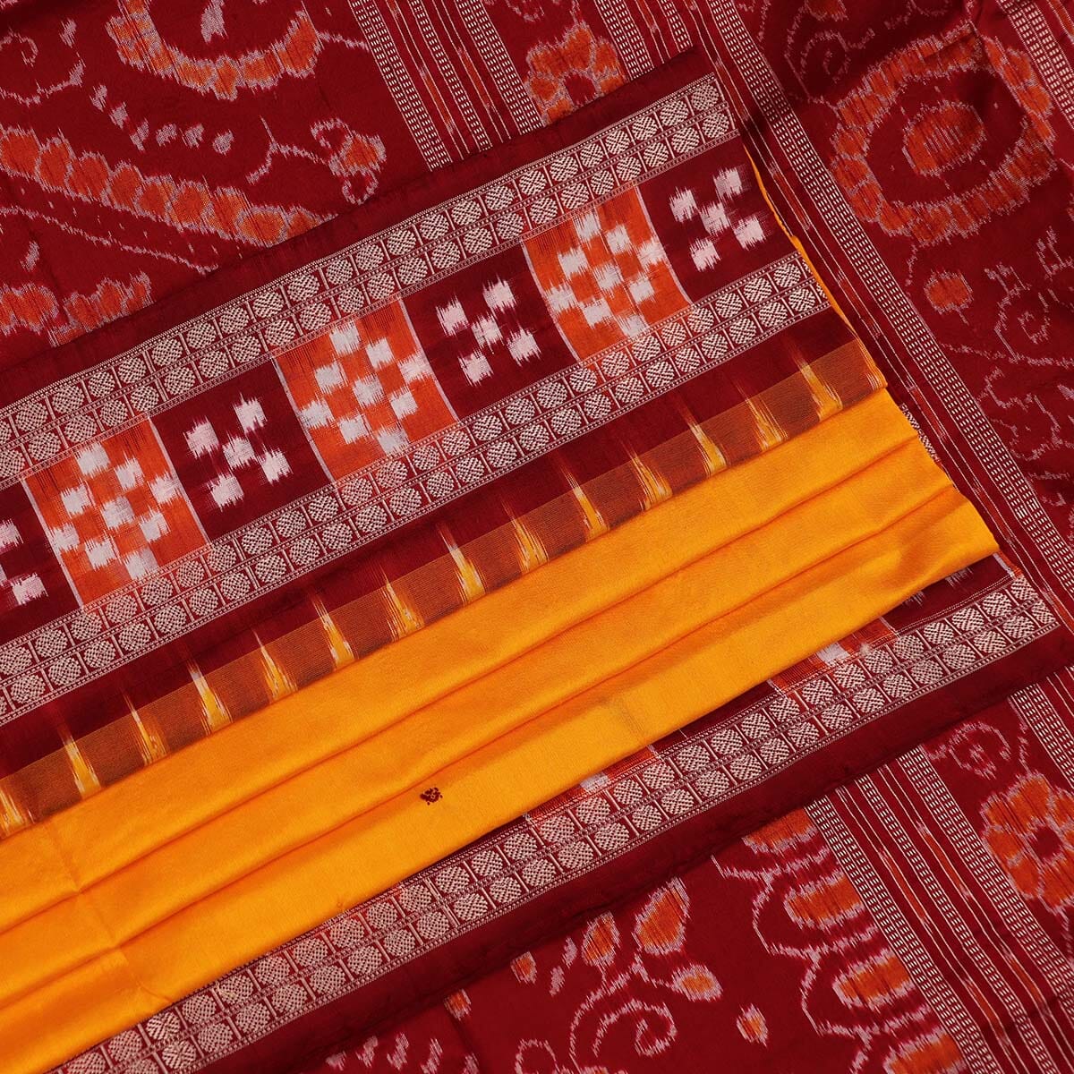Handloom Sambalpuri Ikkat Silk Saree Handloom Saree_Sambalpuri Silk Priyadarshini Handloom 