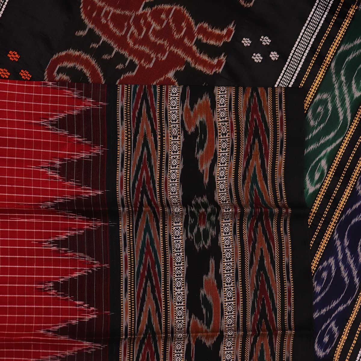 Handloom Sambalpuri Ikkat Silk Saree Handloom Saree_Sambalpuri Silk Priyadarshini Handloom 
