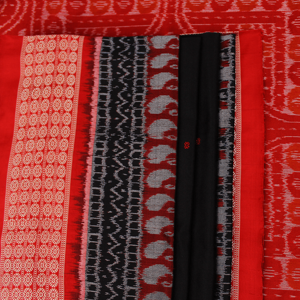 Handloom Sambalpuri Ikkat Silk Saree Handloom Saree_Sambalpuri Silk Priyadarshini Handloom 