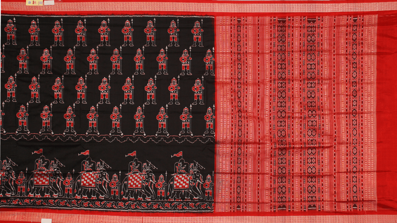 Handloom Sambalpuri Ikkat Silk Saree Handloom Saree_Sambalpuri Silk Priyadarshini Handloom 