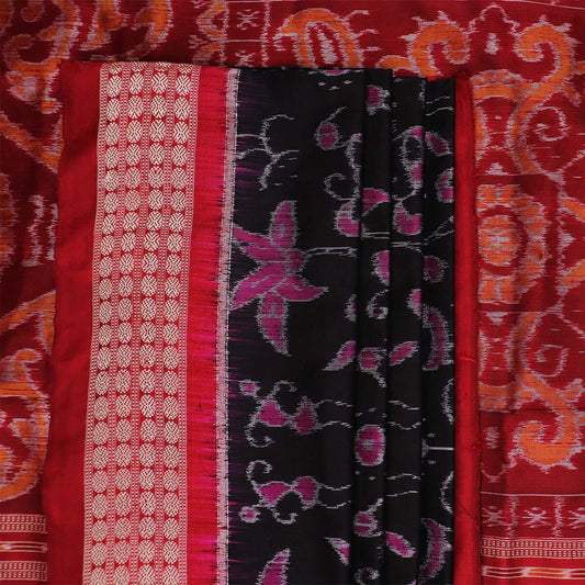 Handloom Sambalpuri Ikkat Silk Saree Handloom Saree_Sambalpuri Silk Priyadarshini Handloom 