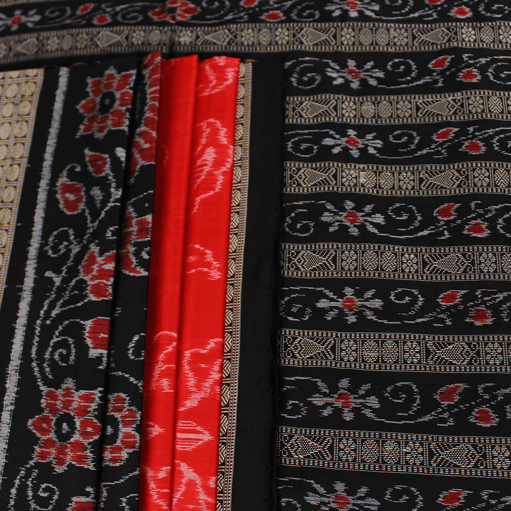 Handloom Sambalpuri Ikkat Silk Saree Handloom Saree_Sambalpuri Silk Priyadarshini Handloom 