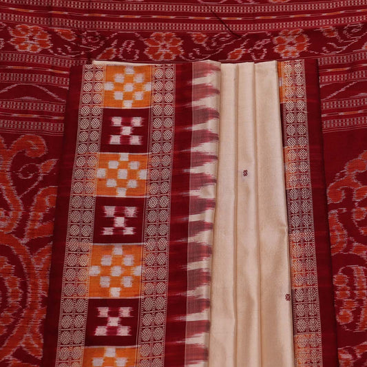 Handloom Sambalpuri Ikkat Silk Saree Handloom Saree_Sambalpuri Silk Priyadarshini Handloom 