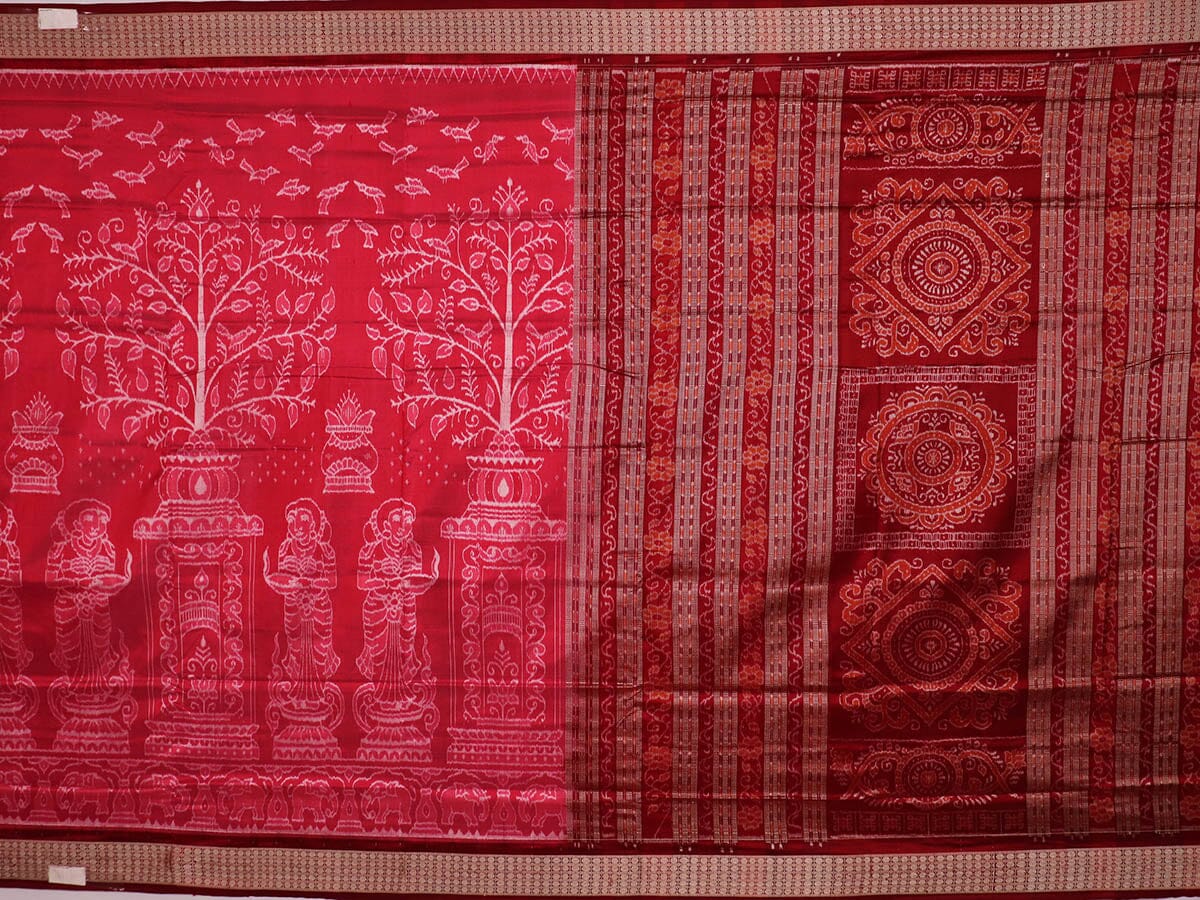 Handloom Sambalpuri Ikkat Silk Saree Handloom Saree_Sambalpuri Silk Priyadarshini Handloom 