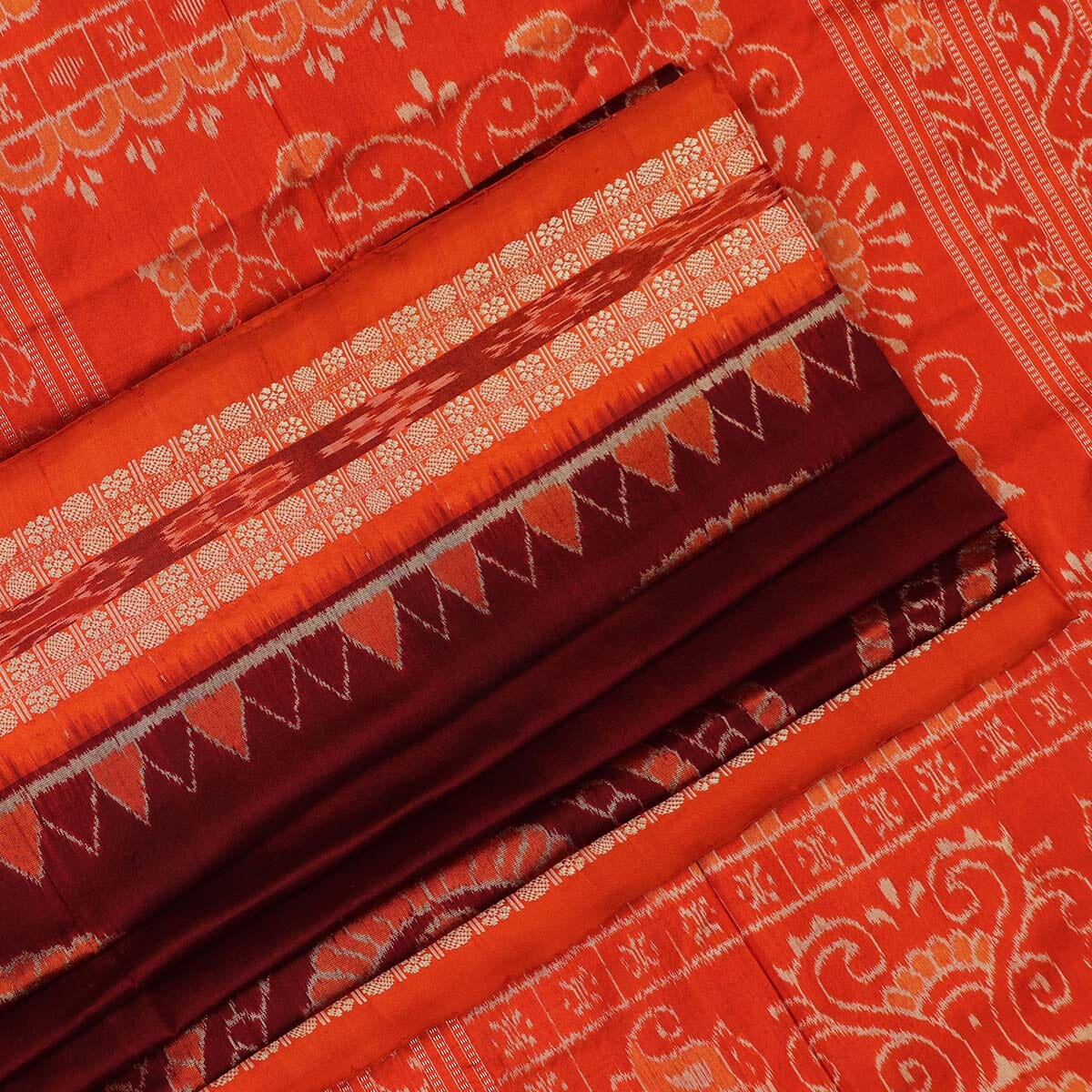 Handloom Sambalpuri Ikkat Silk Saree Handloom Saree_Sambalpuri Silk Priyadarshini Handloom 