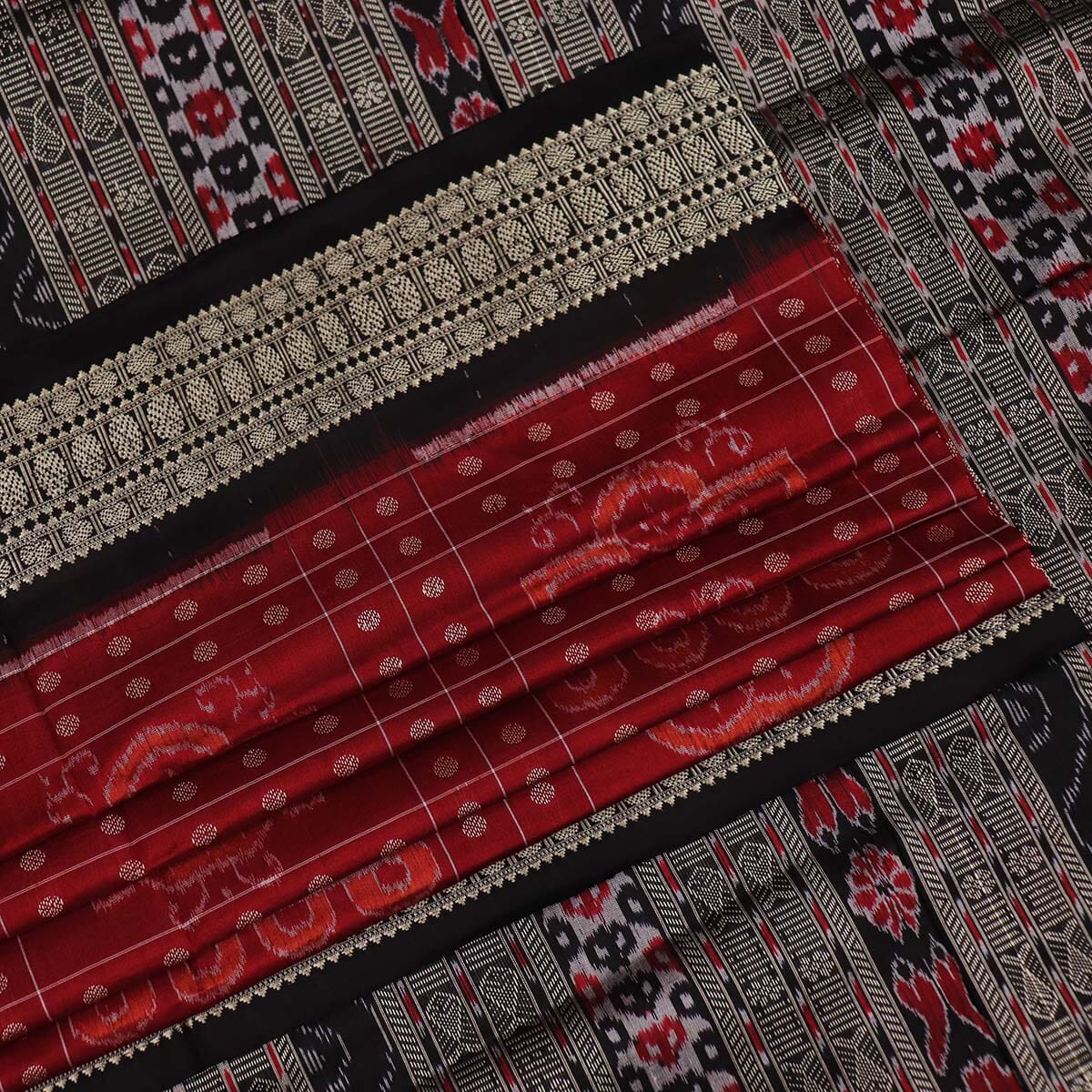 Handloom Sambalpuri Ikkat Silk Saree Handloom Saree_Sambalpuri Silk Priyadarshini Handloom 