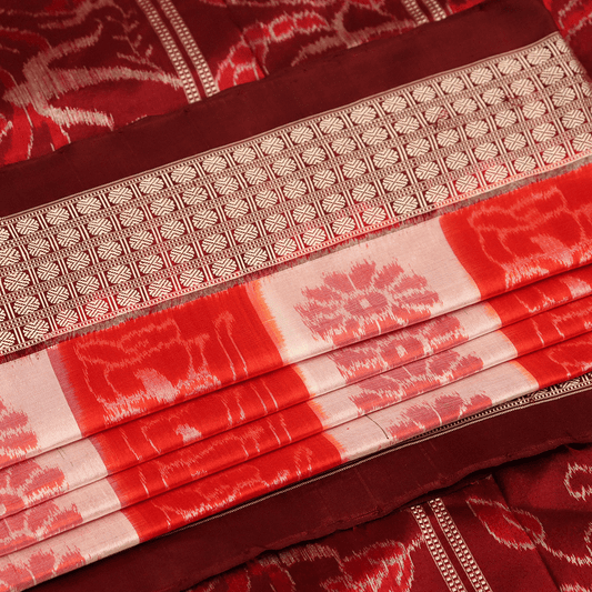 Handloom Sambalpuri Ikkat Silk Saree Handloom Saree_Sambalpuri Silk Priyadarshini Handloom 