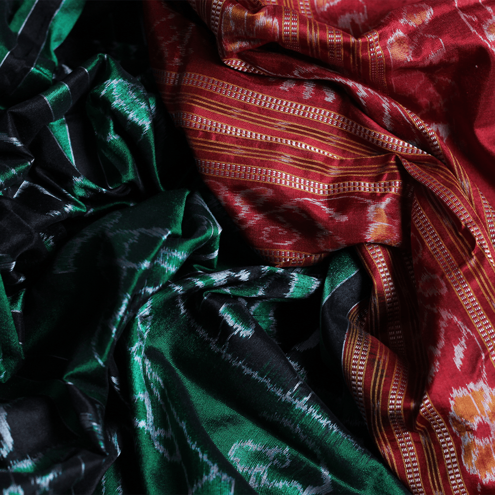 Handloom Sambalpuri Ikkat Silk Saree Handloom Saree_Sambalpuri Silk Priyadarshini Handloom 