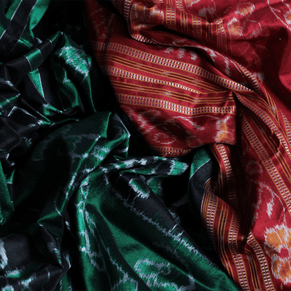 Handloom Sambalpuri Ikkat Silk Saree Handloom Saree_Sambalpuri Silk Priyadarshini Handloom 
