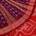 ହ୍ୟାଣ୍ଡଲୁମ୍ ସମ୍ବଲପୁରୀ ଇକ୍କାଟ ରେଶମ ସାରୀ |