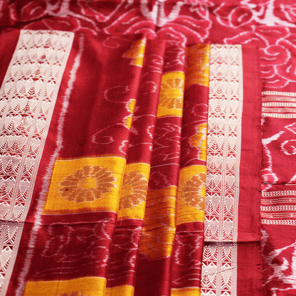 Handloom Sambalpuri Ikkat Silk Saree Handloom Saree_Sambalpuri Silk Priyadarshini Handloom 