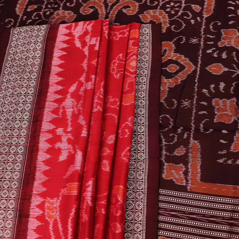 Handloom Sambalpuri Ikkat Silk Saree Handloom Saree_Sambalpuri Silk Priyadarshini Handloom 