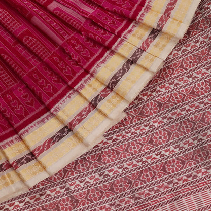 Handloom Sambalpuri Ikkat Silk Saree Handloom Saree_Sambalpuri Silk Priyadarshini Handloom 