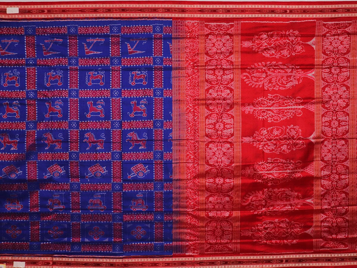 Handloom Sambalpuri Ikkat Silk Saree Handloom Saree_Sambalpuri Silk Priyadarshini Handloom 