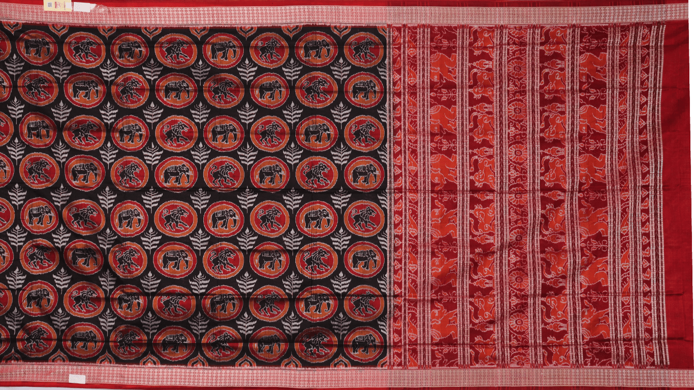 Handloom Sambalpuri Ikkat Silk Saree Handloom Saree_Sambalpuri Silk Priyadarshini Handloom 