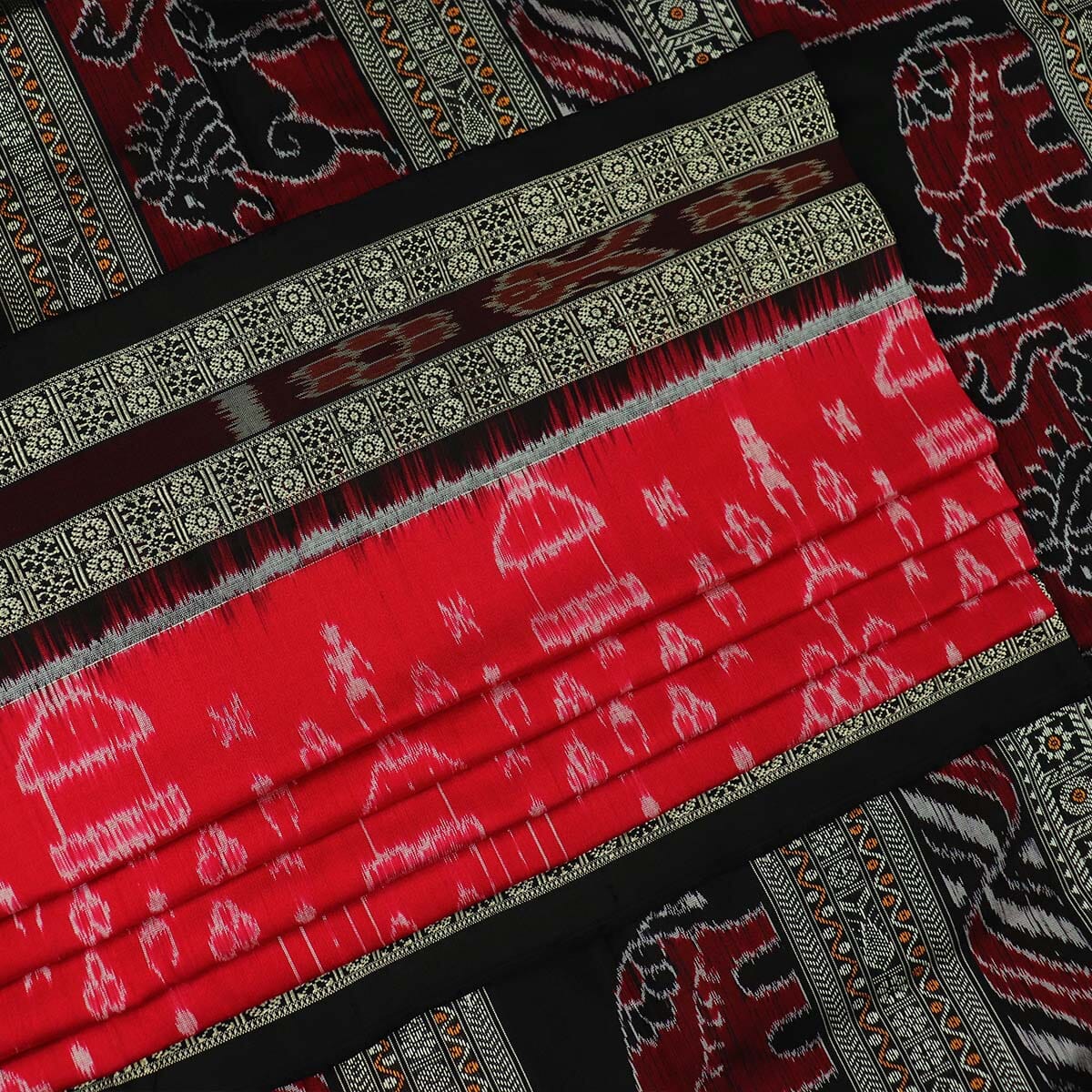 Handloom Sambalpuri Ikkat Silk Saree Handloom Saree_Sambalpuri Silk Priyadarshini Handloom 
