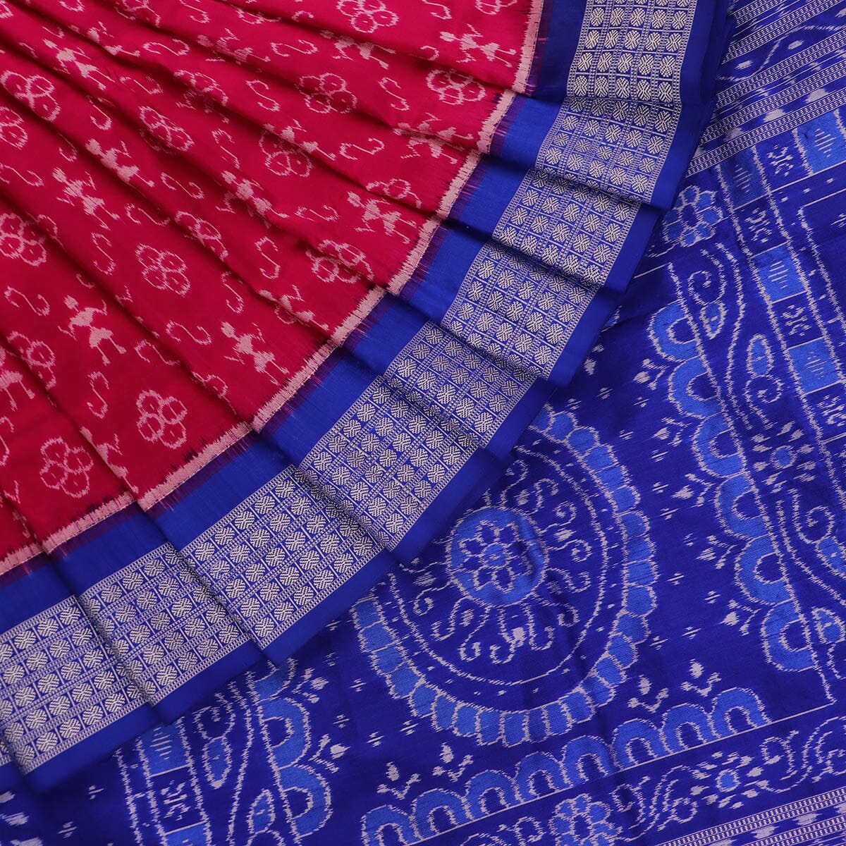 Handloom Sambalpuri Ikkat Silk Saree Handloom Saree_Sambalpuri Silk Priyadarshini Handloom 