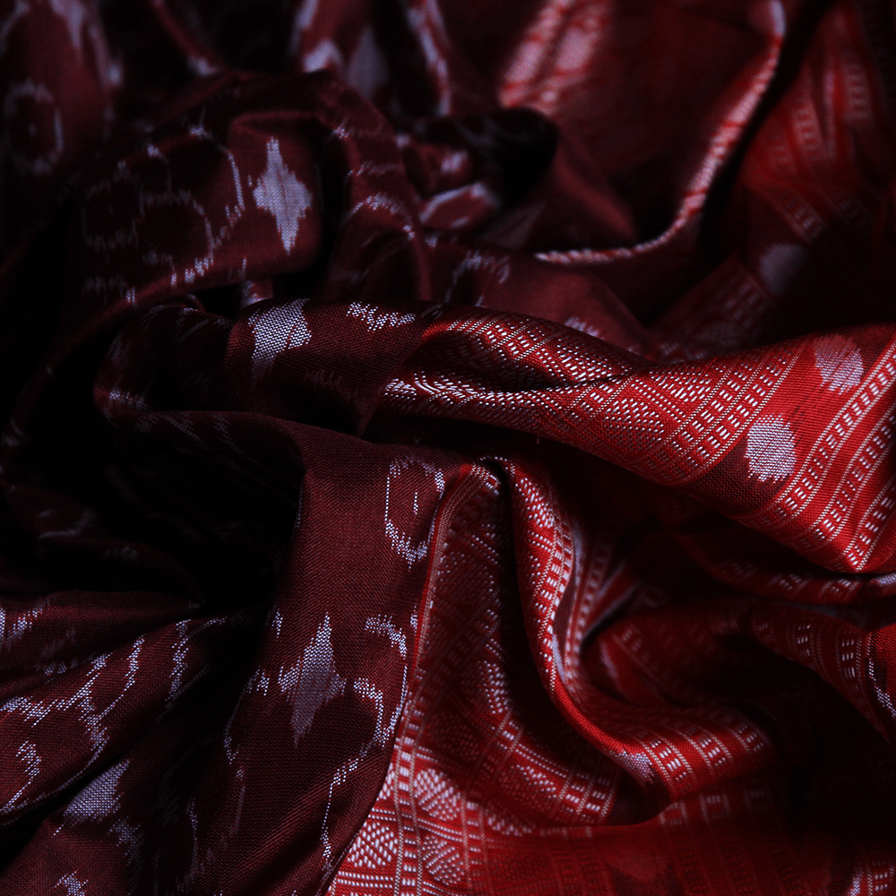 Handloom Sambalpuri Ikkat Silk Saree Handloom Saree_Sambalpuri Silk Priyadarshini Handloom 