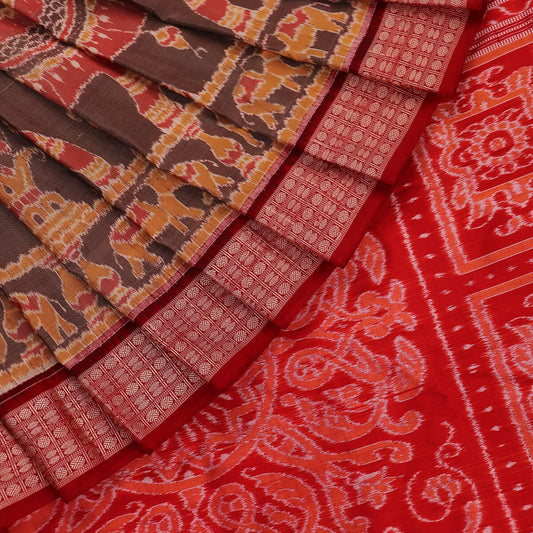 Handloom Sambalpuri Ikkat Silk Saree Handloom Saree_Sambalpuri Silk Priyadarshini Handloom 