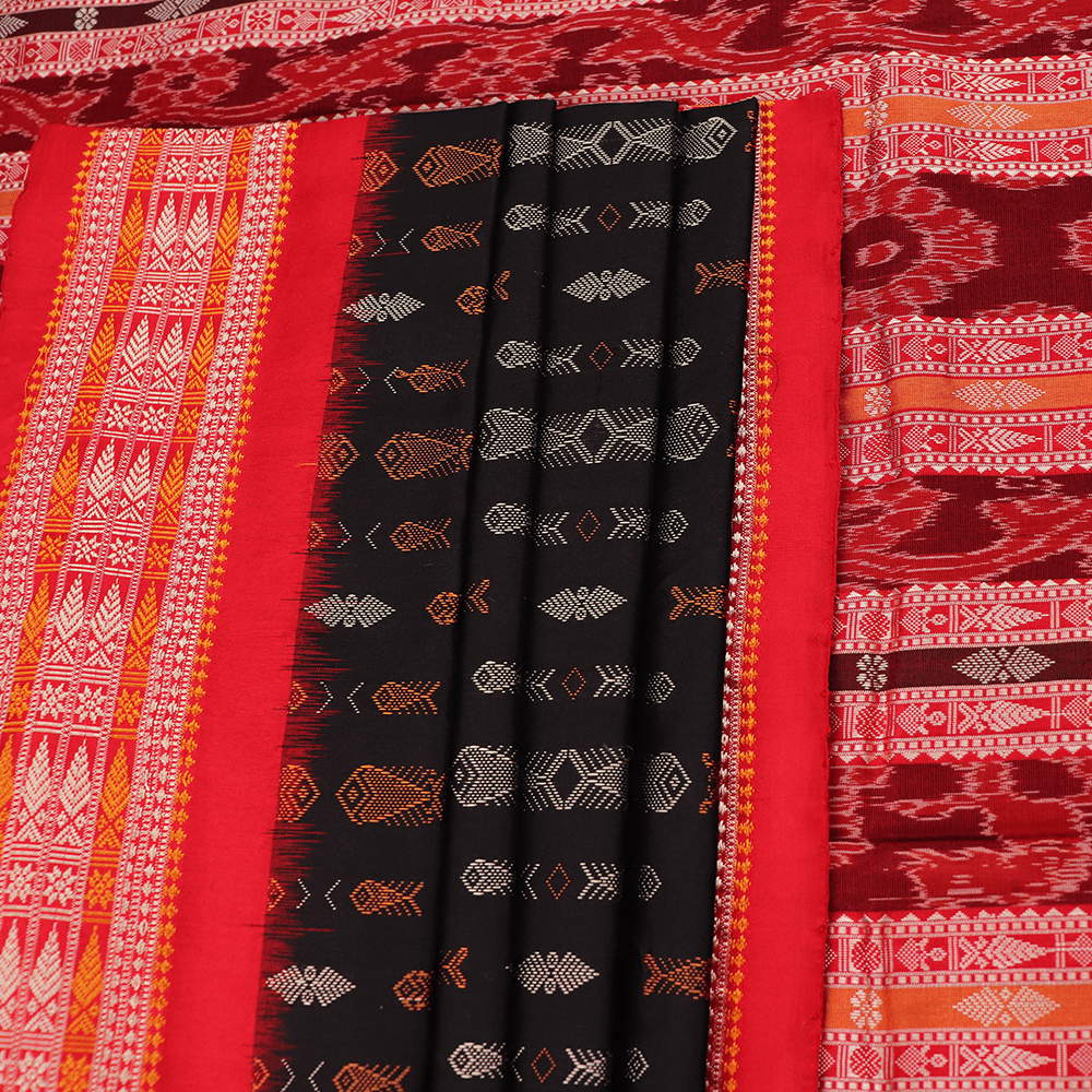 Handloom Sambalpuri Ikkat Silk Saree Handloom Saree_Sambalpuri Silk Priyadarshini Handloom 