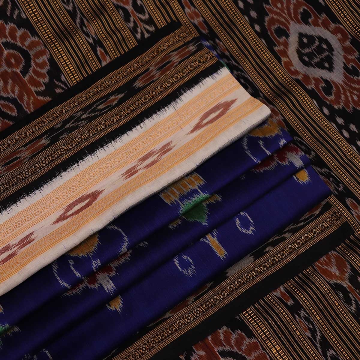 Handloom Sambalpuri Ikkat Silk Saree Handloom Saree_Sambalpuri Silk Priyadarshini Handloom 