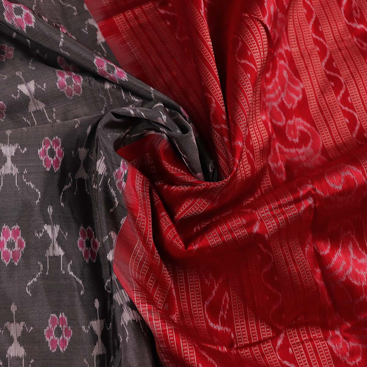 Handloom Sambalpuri Ikkat Silk Saree Handloom Saree_Sambalpuri Silk Priyadarshini Handloom 