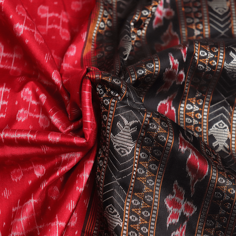 Handloom Sambalpuri Ikkat Silk Saree Handloom Saree_Sambalpuri Silk Priyadarshini Handloom 