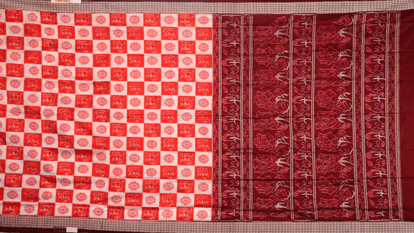 Handloom Sambalpuri Ikkat Silk Saree Handloom Saree_Sambalpuri Silk Priyadarshini Handloom 