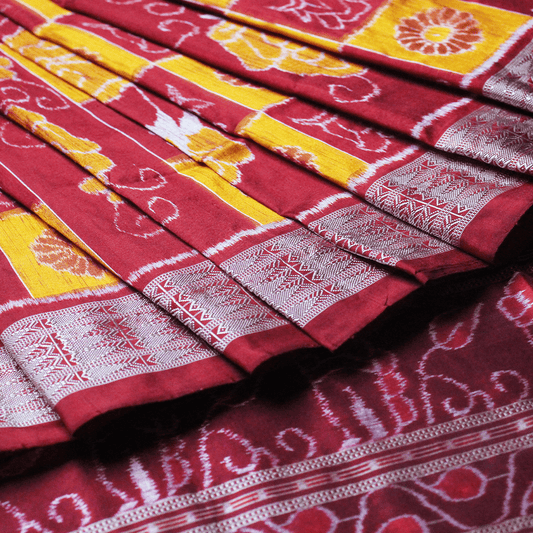 Handloom Sambalpuri Ikkat Silk Saree Handloom Saree_Sambalpuri Silk Priyadarshini Handloom 