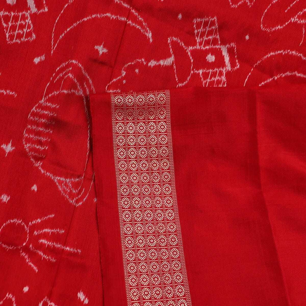 Handloom Sambalpuri Ikkat Silk Saree Handloom Saree_Sambalpuri Silk Priyadarshini Handloom 