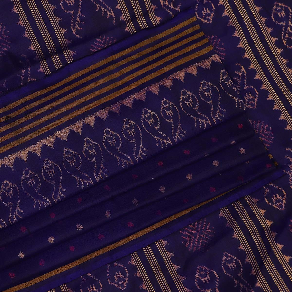 Handloom Sambalpuri Ikkat Silk Saree Handloom Saree_Sambalpuri Silk Priyadarshini Handloom 
