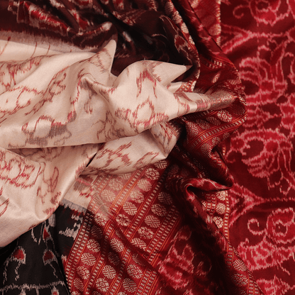 Handloom Sambalpuri Ikkat Silk Saree Handloom Saree_Sambalpuri Silk Priyadarshini Handloom 