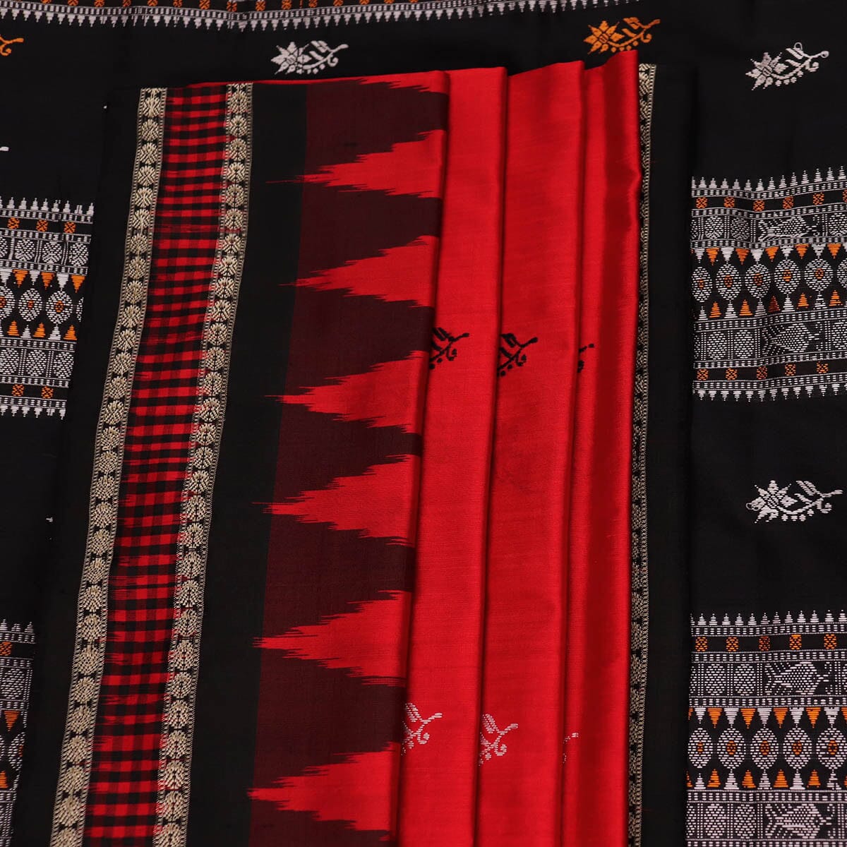 Handloom Sambalpuri Ikkat Silk Saree Handloom Saree_Sambalpuri Silk Priyadarshini Handloom 