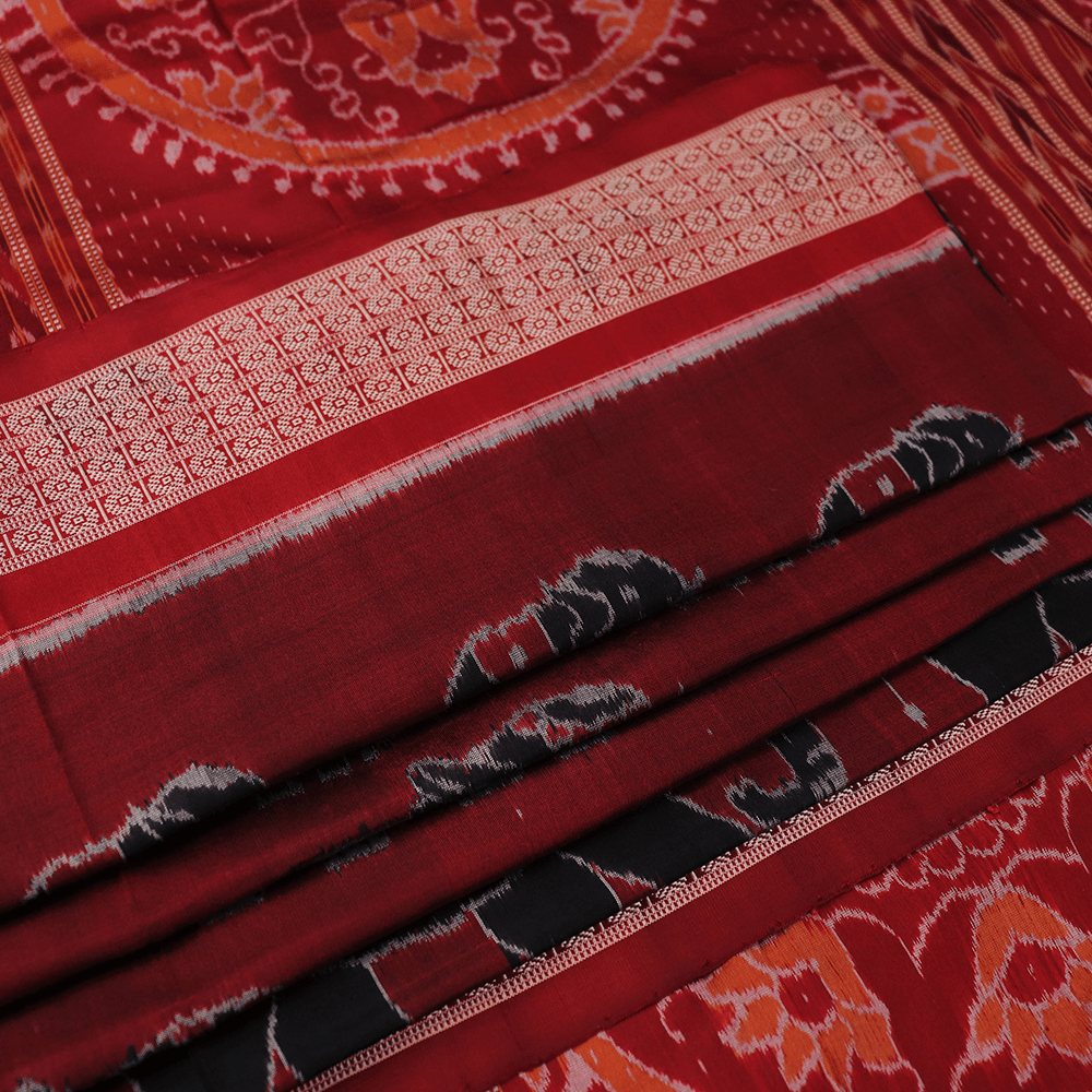 Handloom Sambalpuri Ikkat Silk Saree Handloom Saree_Sambalpuri Silk Priyadarshini Handloom 
