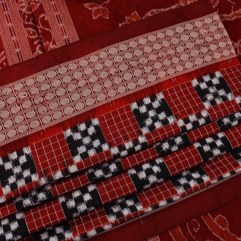 Handloom Sambalpuri Ikkat Silk Saree Handloom Saree_Sambalpuri Silk Priyadarshini Handloom 