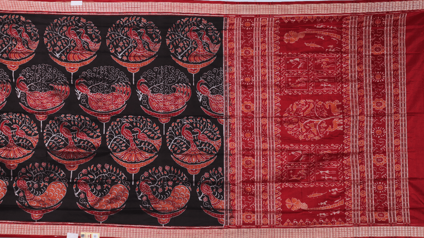 Handloom Sambalpuri Ikkat Silk Saree Handloom Saree_Sambalpuri Silk Priyadarshini Handloom 