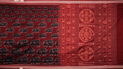Handloom Sambalpuri Ikkat Silk Saree Handloom Saree_Sambalpuri Silk Priyadarshini Handloom 