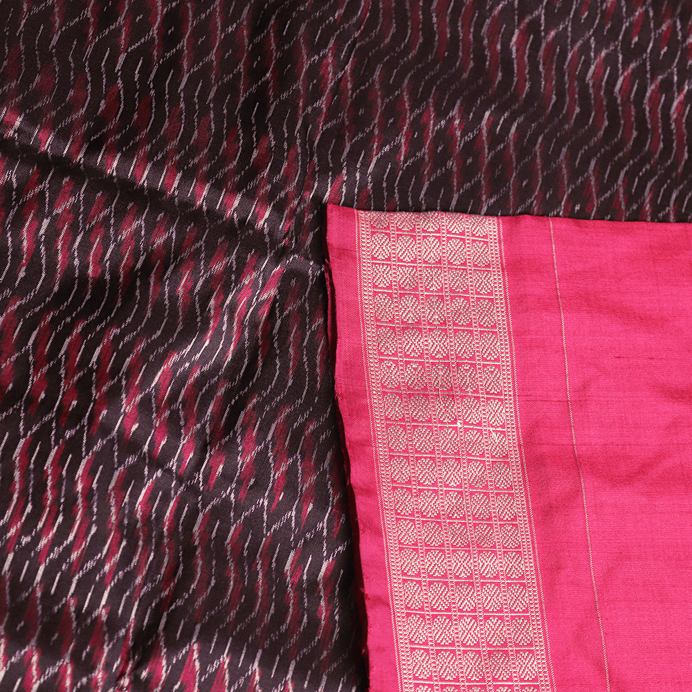 Handloom Sambalpuri Ikkat Silk Saree Handloom Saree_Sambalpuri Silk Priyadarshini Handloom 