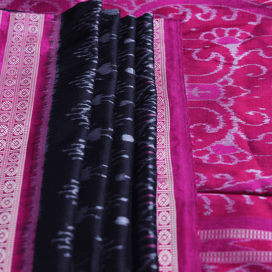 Handloom Sambalpuri Ikkat Silk Saree Handloom Saree_Sambalpuri Silk Priyadarshini Handloom 